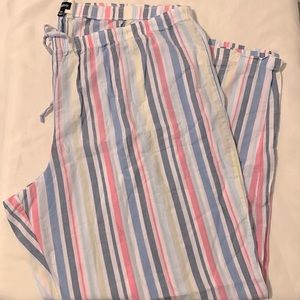 Gap Striped Pajama Bottoms